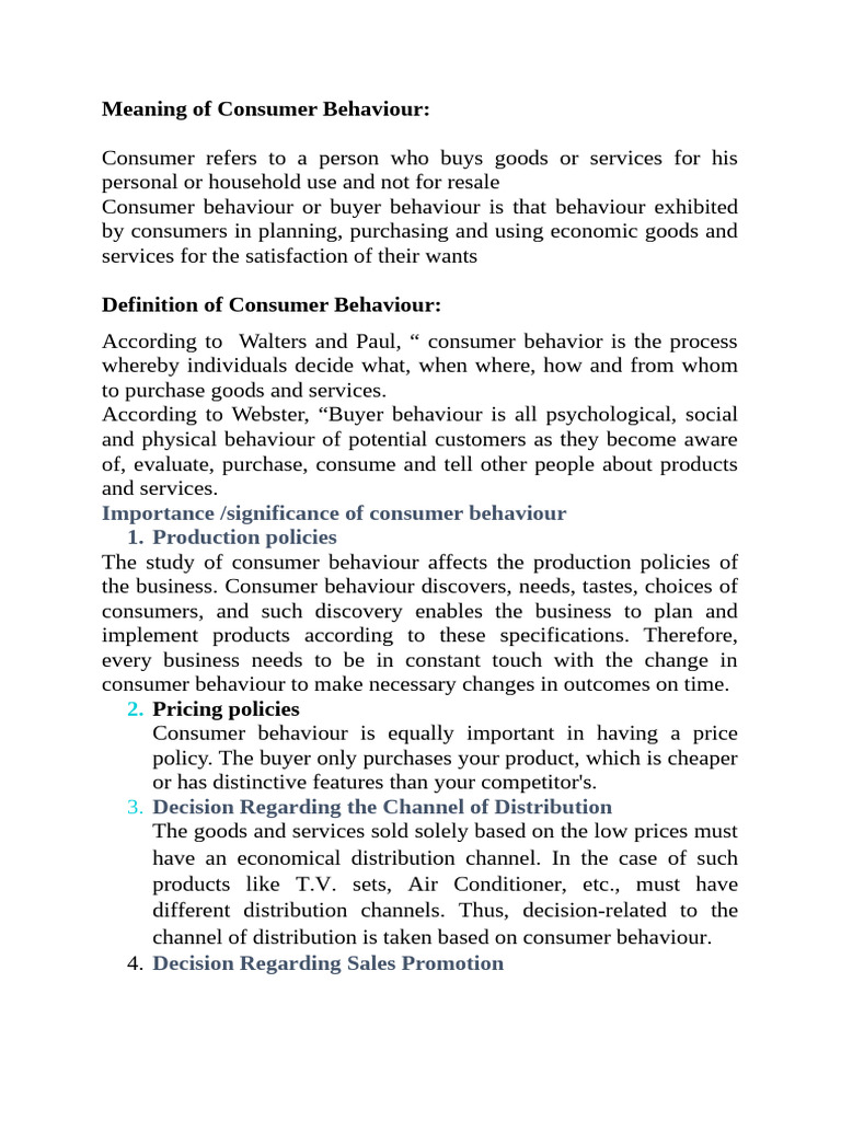 Understanding Consumer Behavior Factors | PDF | Consumer Behaviour ...