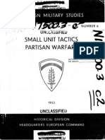 Small Unit Tactics Partisan Warfare