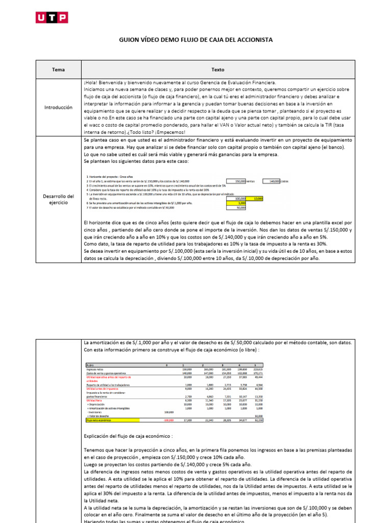 Semana+11+-+Gui MEZBMG | PDF | Flujo de efectivo | Depreciación