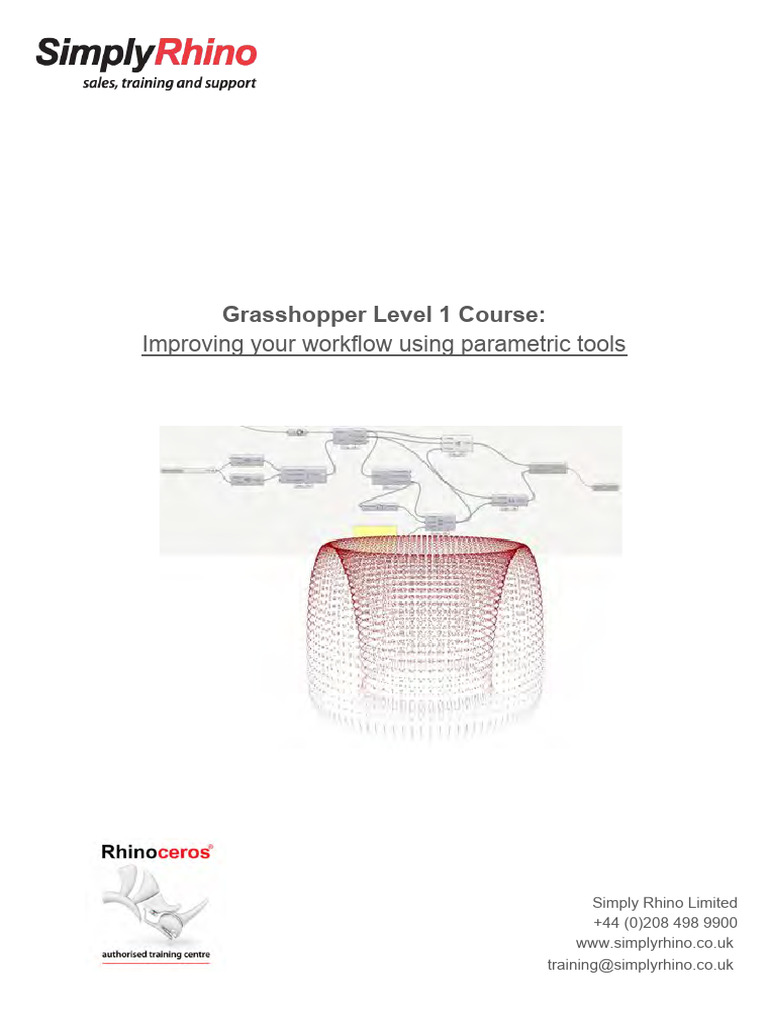 Grasshopper Level 1: Parametric Design Course | PDF | Geometry | Curve