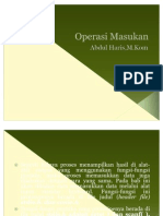 Operasi Masukan Pada Bahasa C