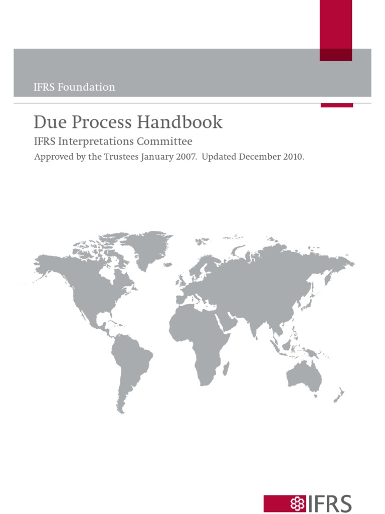 Due Process Handbook: IFRS Foundation | PDF | International Financial ...
