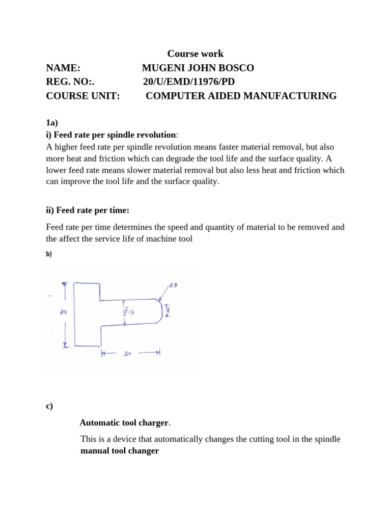 Mechanical Engineering Course Work | PDF | Science & Mathematics ...
