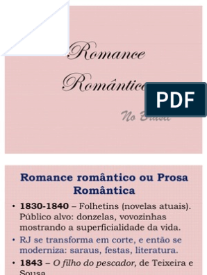 Romance Romântico, o que é?