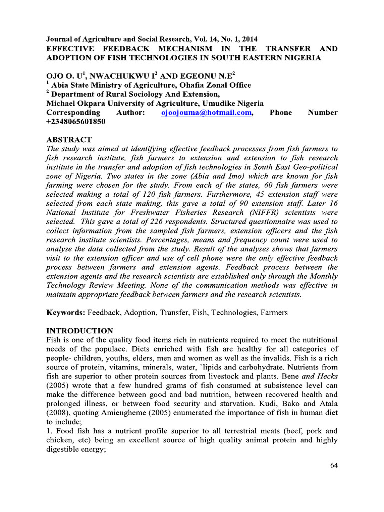 effective-feedback-mechanism-in-the-transfer-and-adoption-in