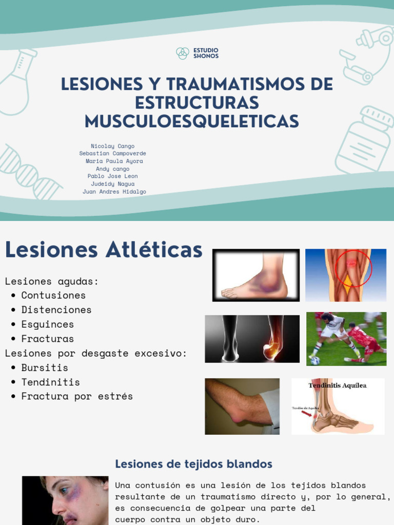 Lesiones Y Traumatismos de Estructuras Musculoesqueleticas: Estudio ...
