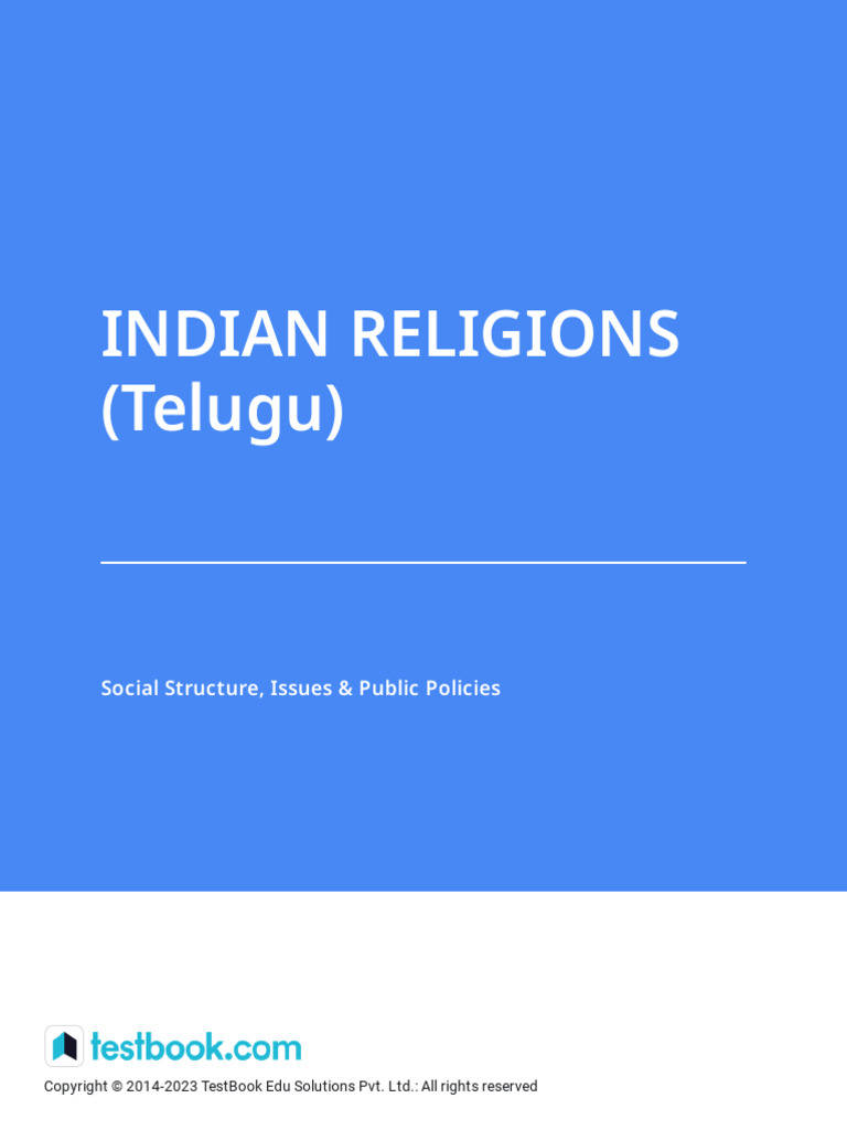 INDIAN RELIGIONS (Telugu) | PDF