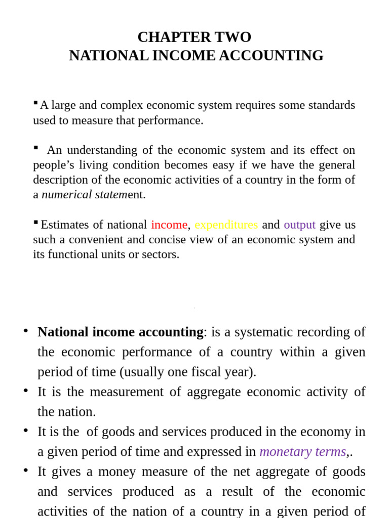 Macro I Chapter 2 | PDF | Gross Domestic Product | Measures Of National ...