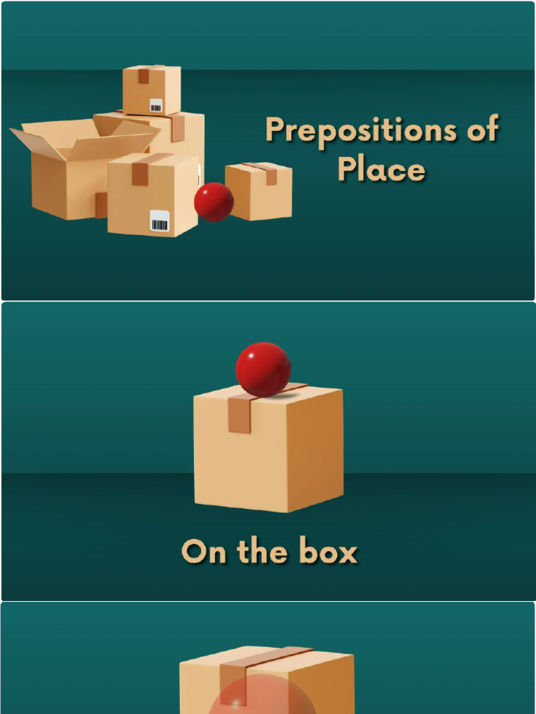 Place Prepositions | PDF