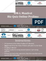 IIML Online Prelims 2012