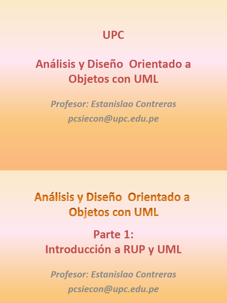 MDOO - Unidad 1 - RUP Y UML | PDF | Lenguaje de modelado unificado ...