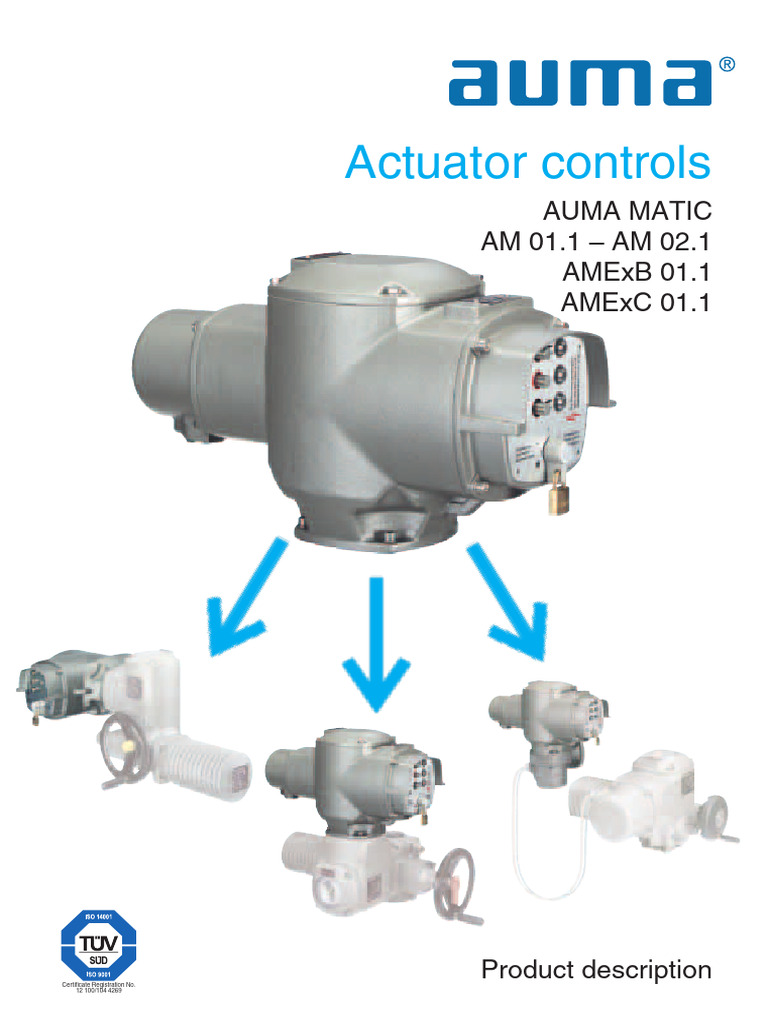 AUMA MATIC Actuator Control Overview | PDF | Electrical Connector | Switch