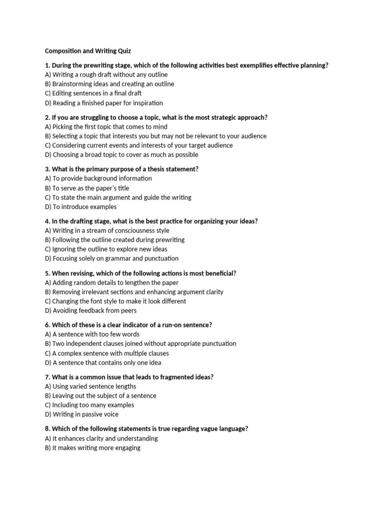 Avoiding Fragmented Writing Styles | PDF | Sentence (Linguistics ...