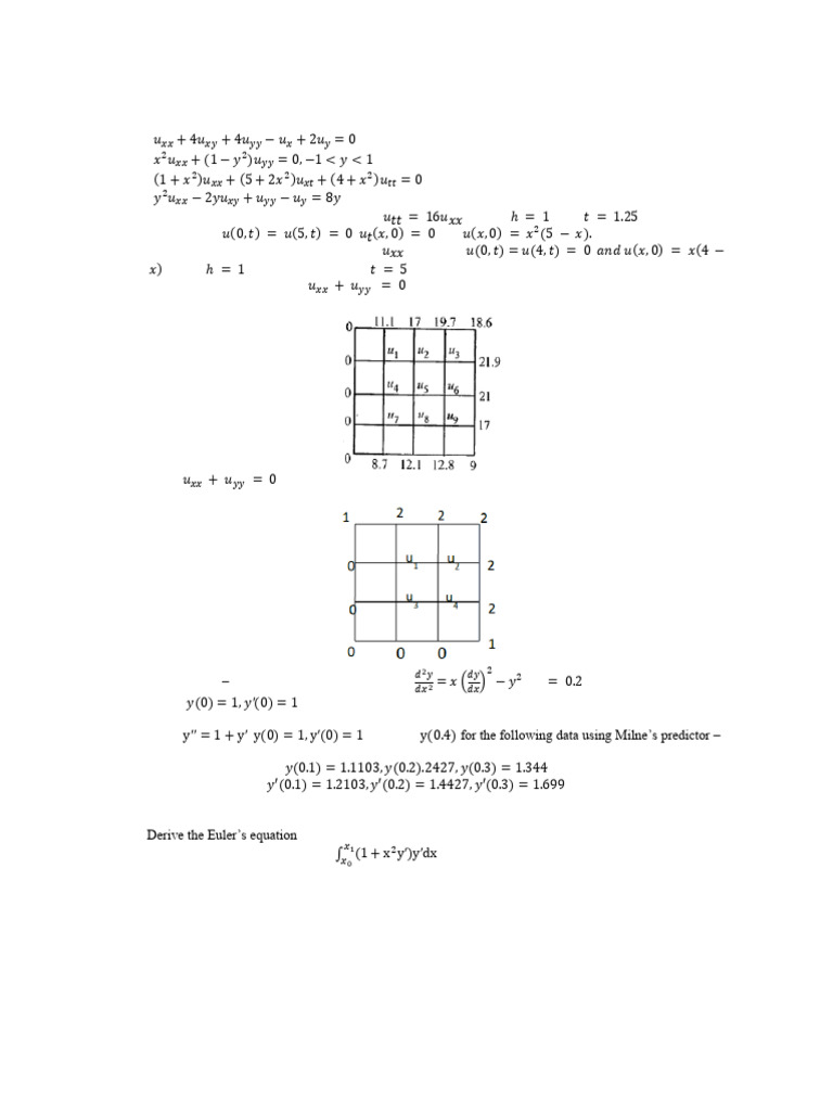 PDE Assignment Questions for Engineering Students | PDF