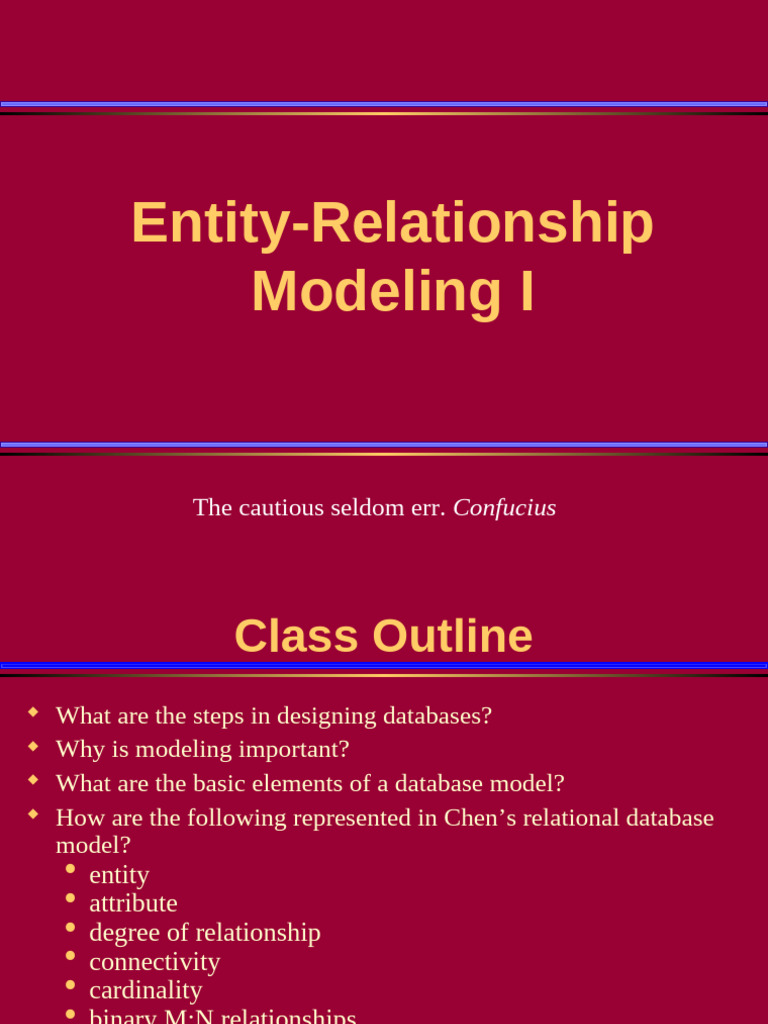 Lecture 2 database modeling i pdf data model computing