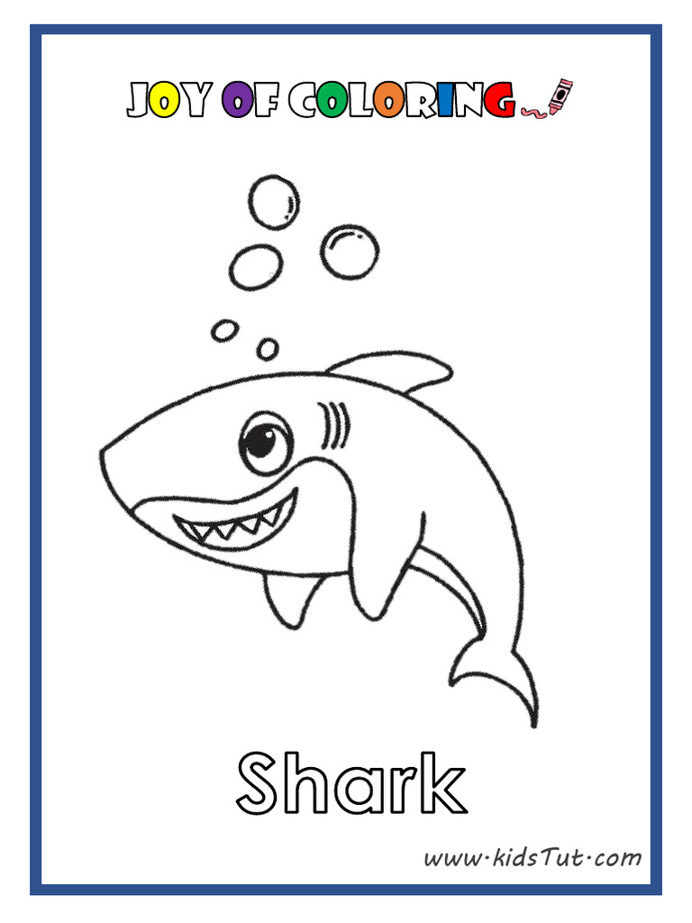 Sea animals colouring pages for kids | PDF