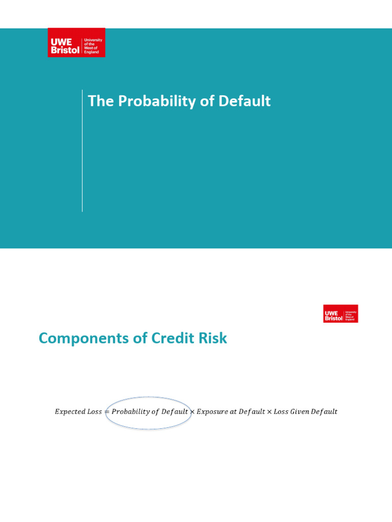 1 Measuring Default Risk PDF | PDF | Credit Risk | Bonds (Finance)