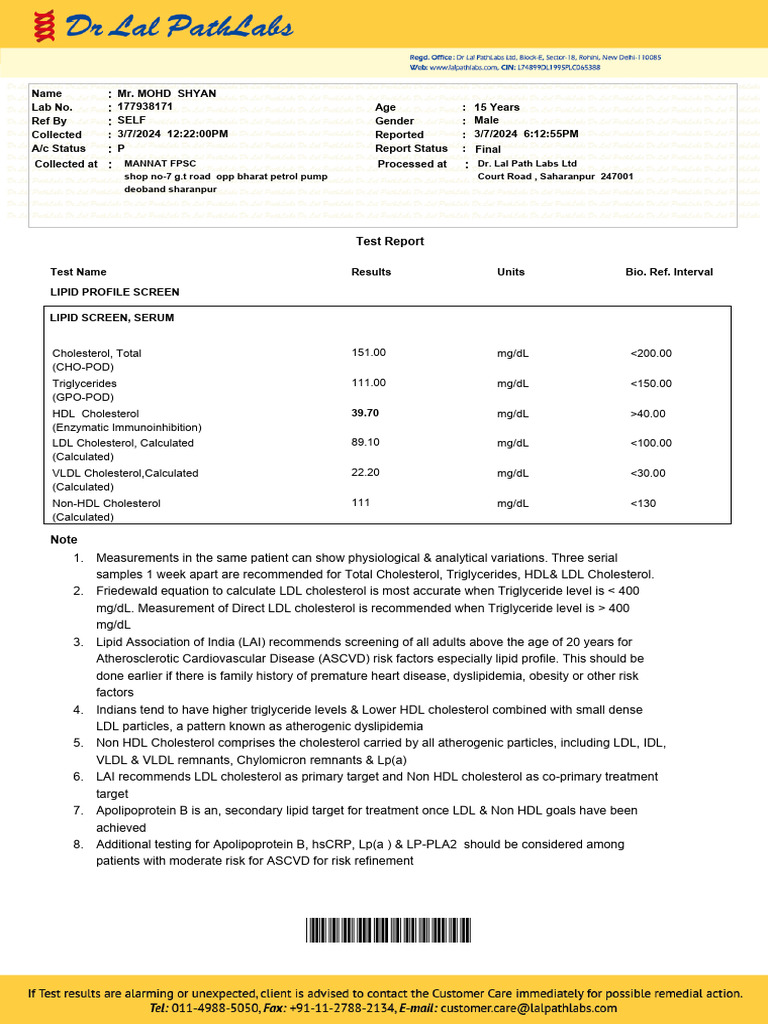 Phgcdipphlq1nly0zj0vhde0 | PDF | Cholesterol | Low Density Lipoprotein