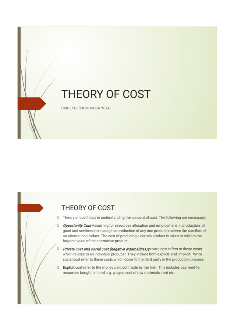 Presentation Print Temp | PDF | Marginal Cost | Average Cost