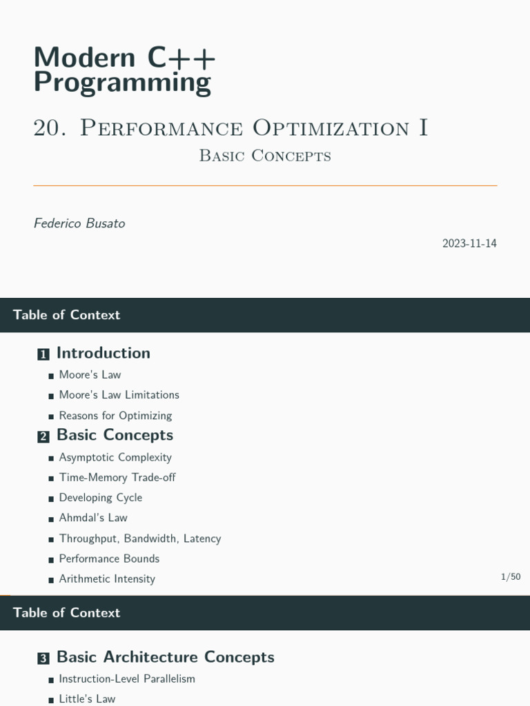 20.optimization I | PDF | Central Processing Unit | Program Optimization