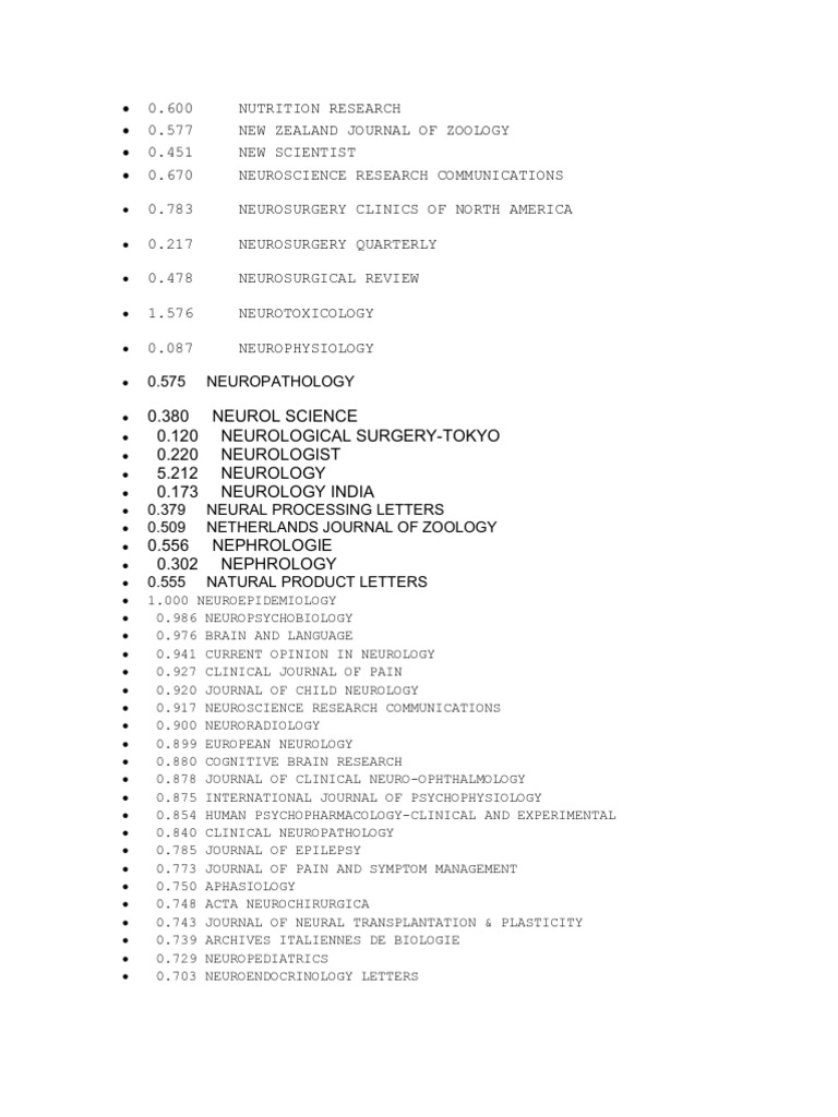 Journals With Low Impact Factor PDF