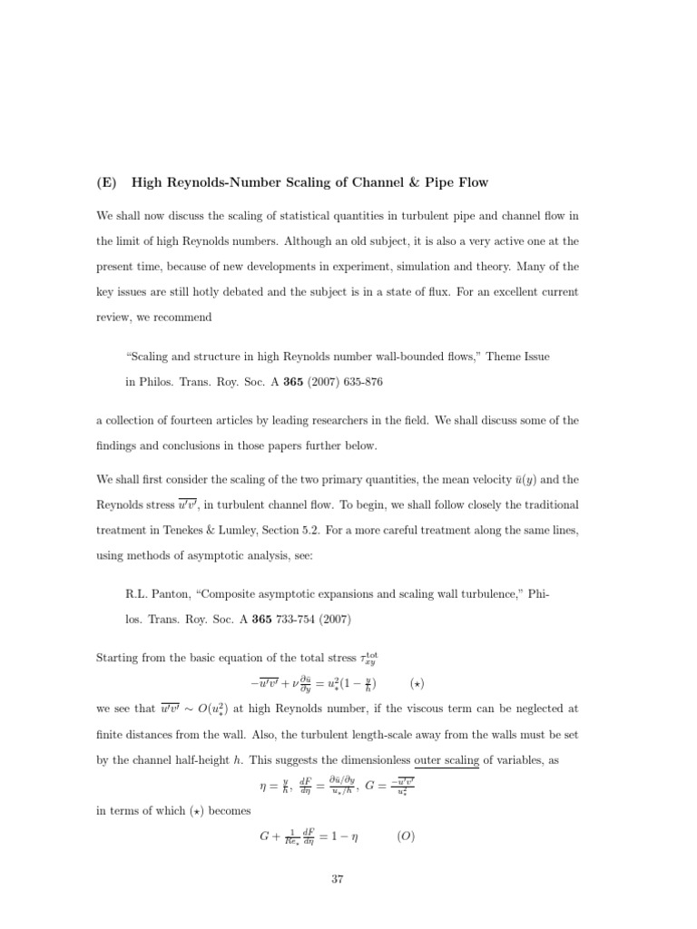Chapter VIe | PDF | Reynolds Number | Turbulence
