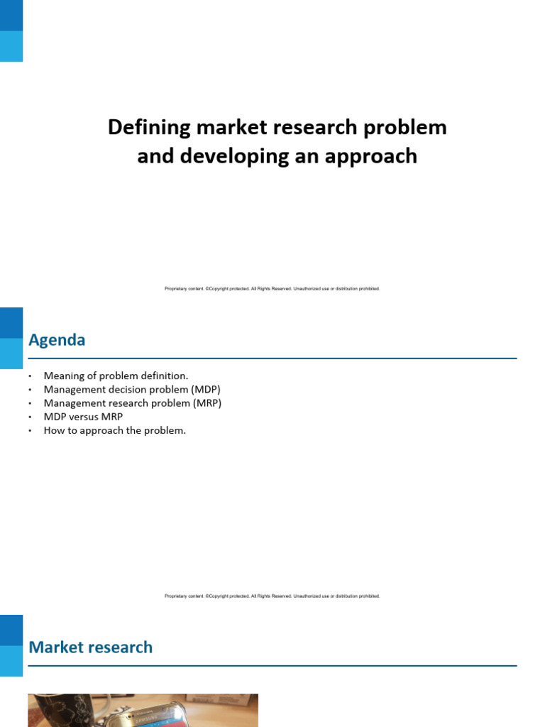 Marketing Research Problem | PDF | All Rights Reserved | Copyright