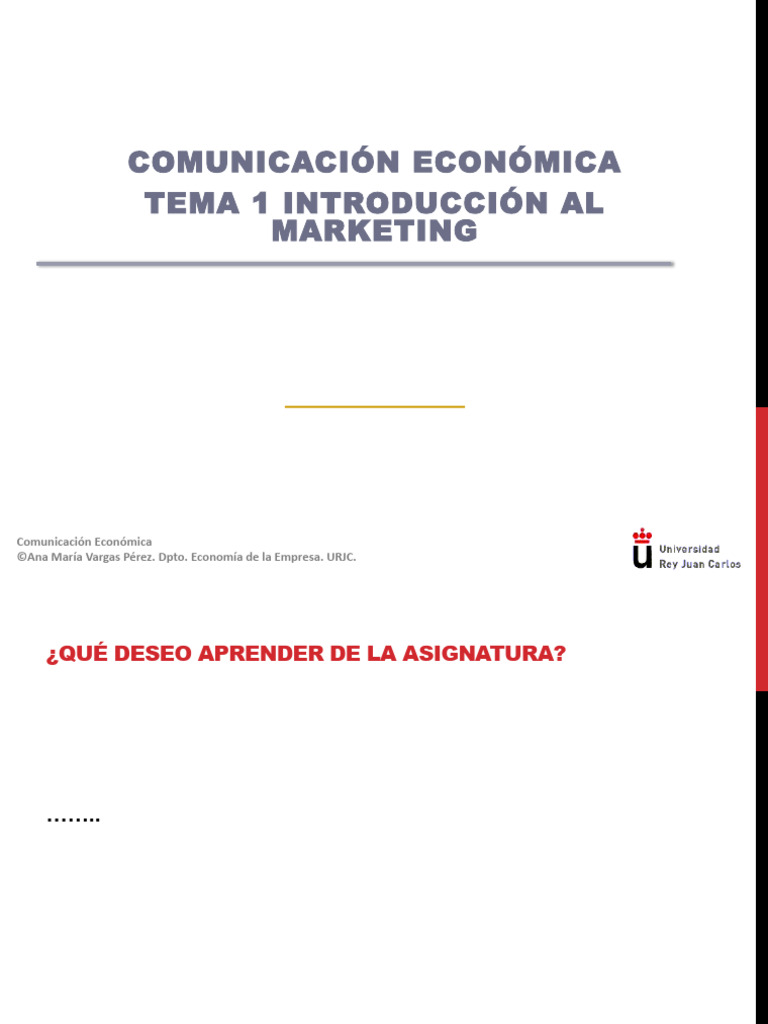 Tema 1 Introduccion Al Marketing - Actualizado | PDF | Marketing | Business