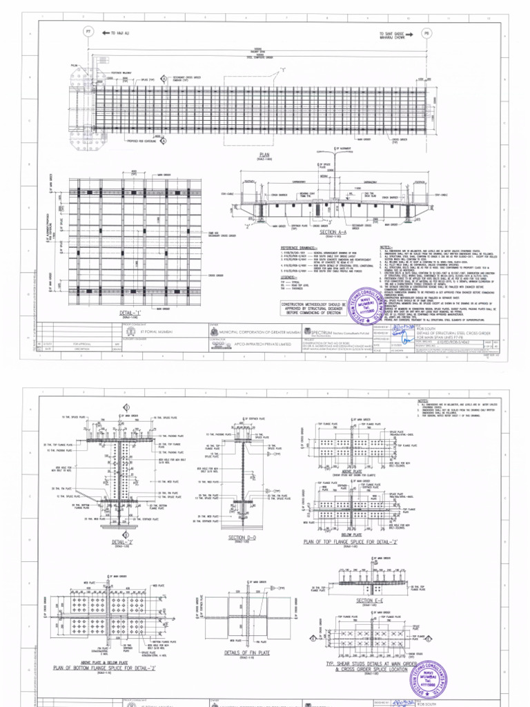 4062 Structural Steel Cross Girder For Main Span Units P7-P8 | PDF