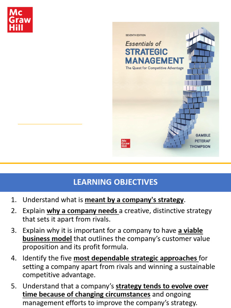 C01 - Strategy Business Models and Competitive Advantage | PDF ...