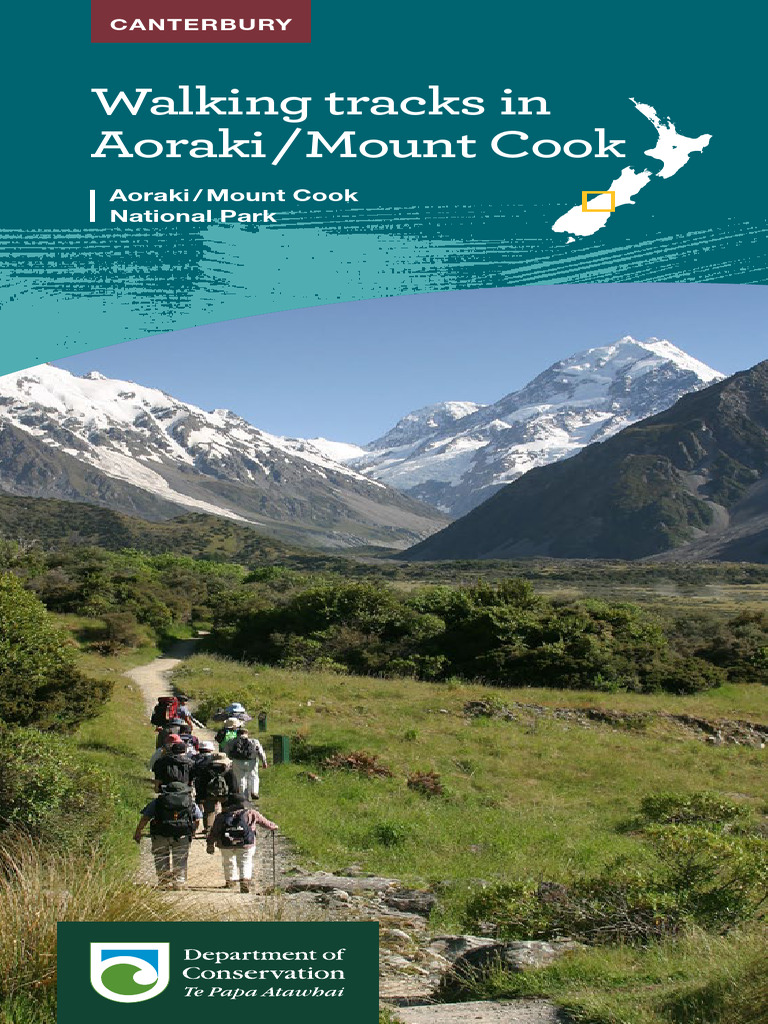 Walking and Cycling Tracks in Aoraki MT Cook | PDF | Earth Sciences ...