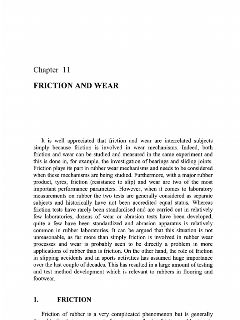 Understanding Rubber Friction and Wear | PDF | Wear | Abrasive