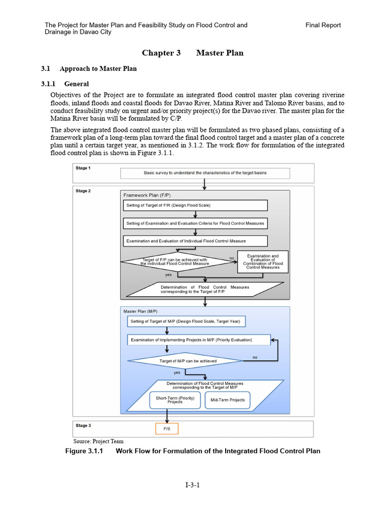 Davao City Flood Control Master Plan | PDF | Flood | River