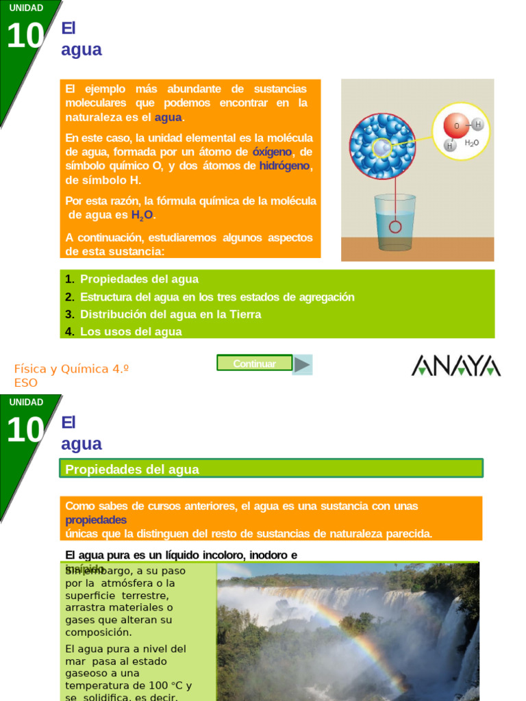 U10 Ep1 Agua | PDF | Agua | Líquidos