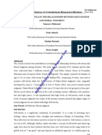 A STUDY TO INVESTIGATE THE RELATIONSHIP BETWEEN SELF-ESTEEM AND MORAL JUDGMENT