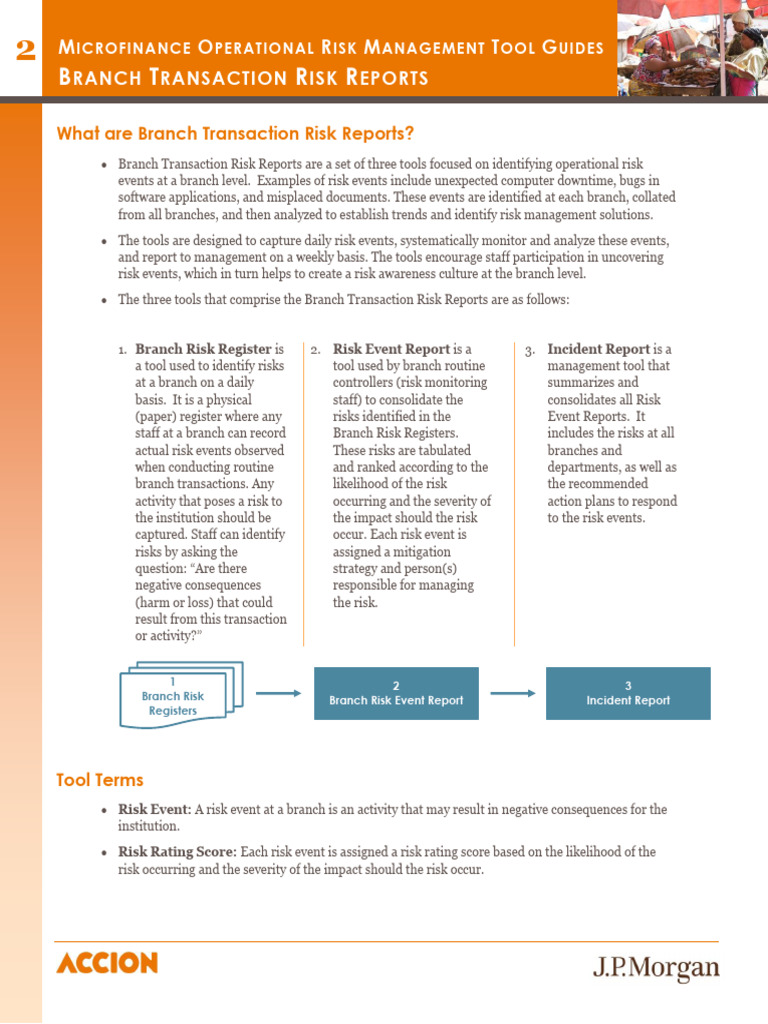 Risk Management Tool Guide 2 Branch Transaction Risk Reports | PDF ...