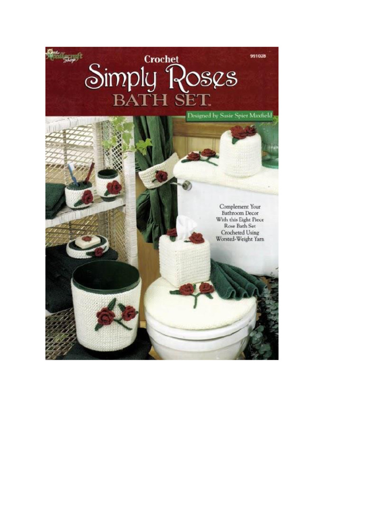 (C) Simply Roses Bath Set | PDF
