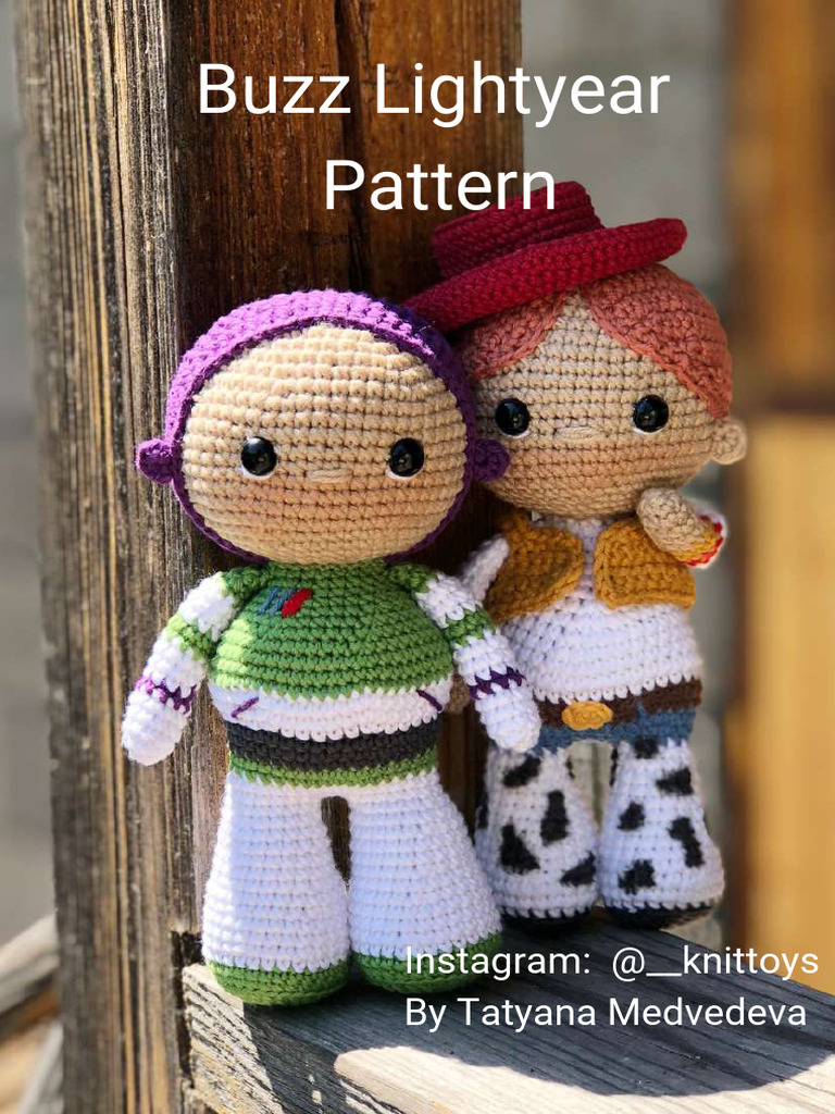 (C) Toy Story Buzz PDF Crochet Weaving