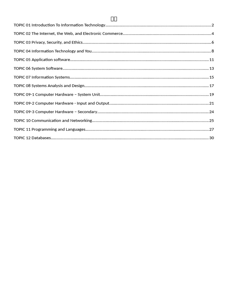 Key Concepts in Information Technology | PDF | Computer Network ...