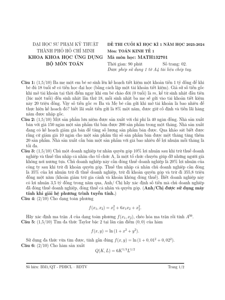 ToanKT1 DT | PDF