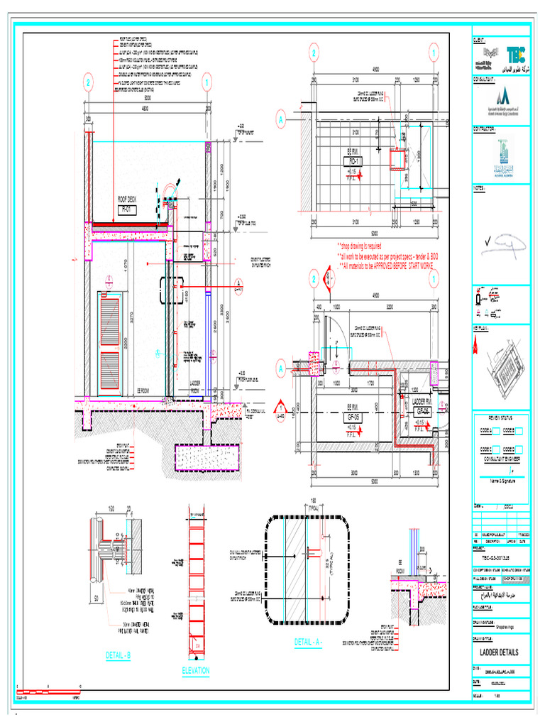 Detailed Construction Elevation Plan | PDF | Roof | Building Engineering
