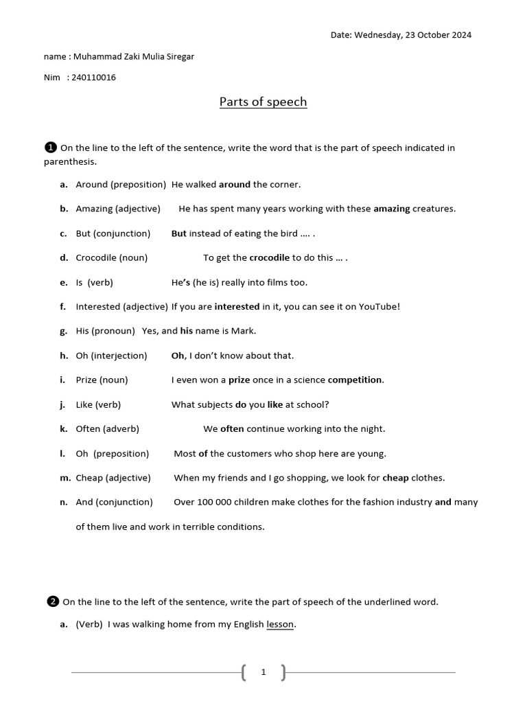 Wa0044. | PDF | Part Of Speech | Adverb