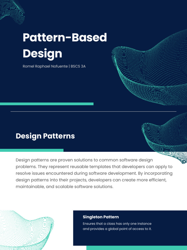 Chapter 14 - Pattern-Based Design - Nofuente, R.R. - BSCS 3A | PDF ...