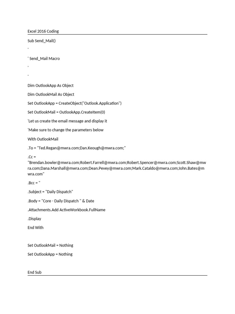Excel 2016 coding pdf microsoft excel software engineering