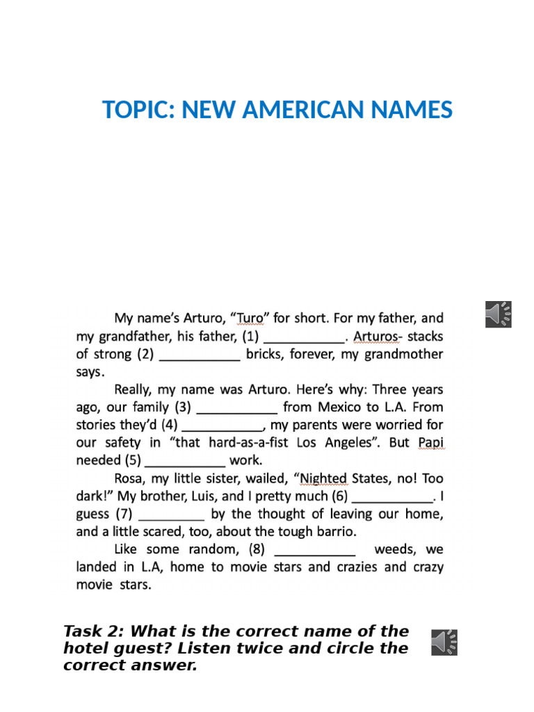New American Names | PDF | Language Arts & Discipline | Law