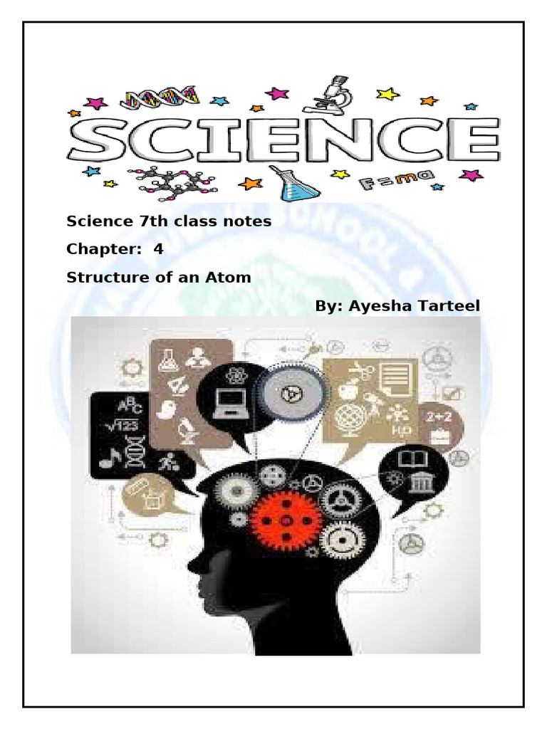 7th Notes Chap 4 | PDF | Atoms | Chemical Elements