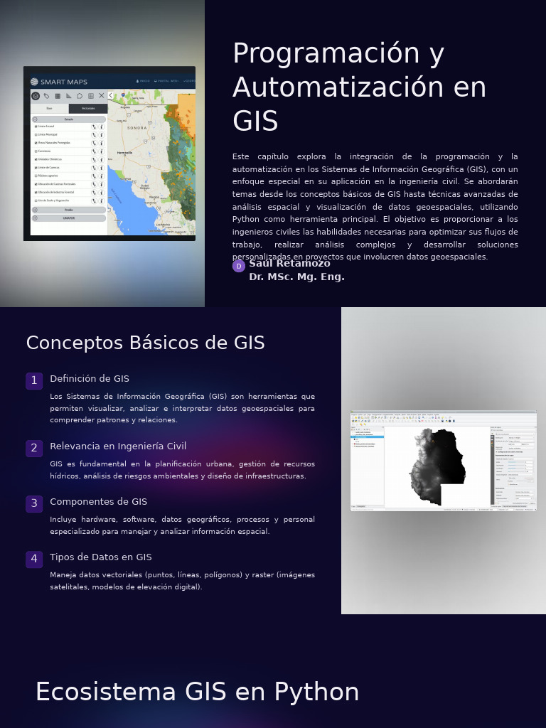 GIS y Python en Ingeniería Civil | PDF | Sistema de información ...