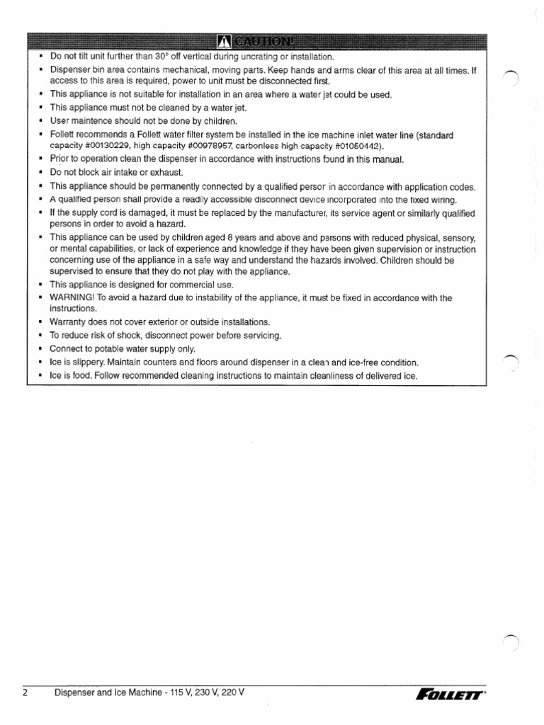 Follett Series 7 Manual | PDF