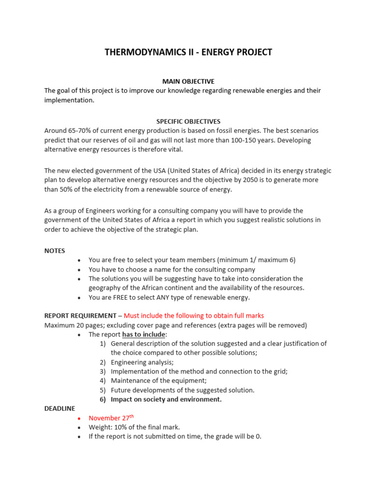 Renewable Energy Solutions Report | PDF