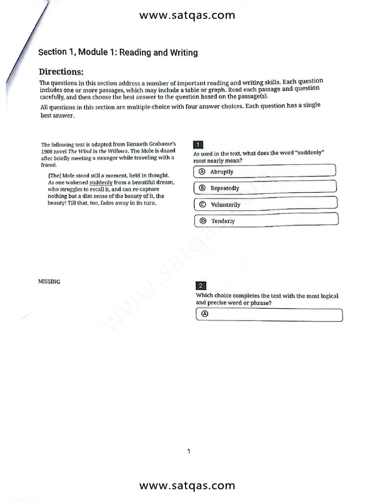 2023 10 Dsat October 2023 Digital Sat | PDF